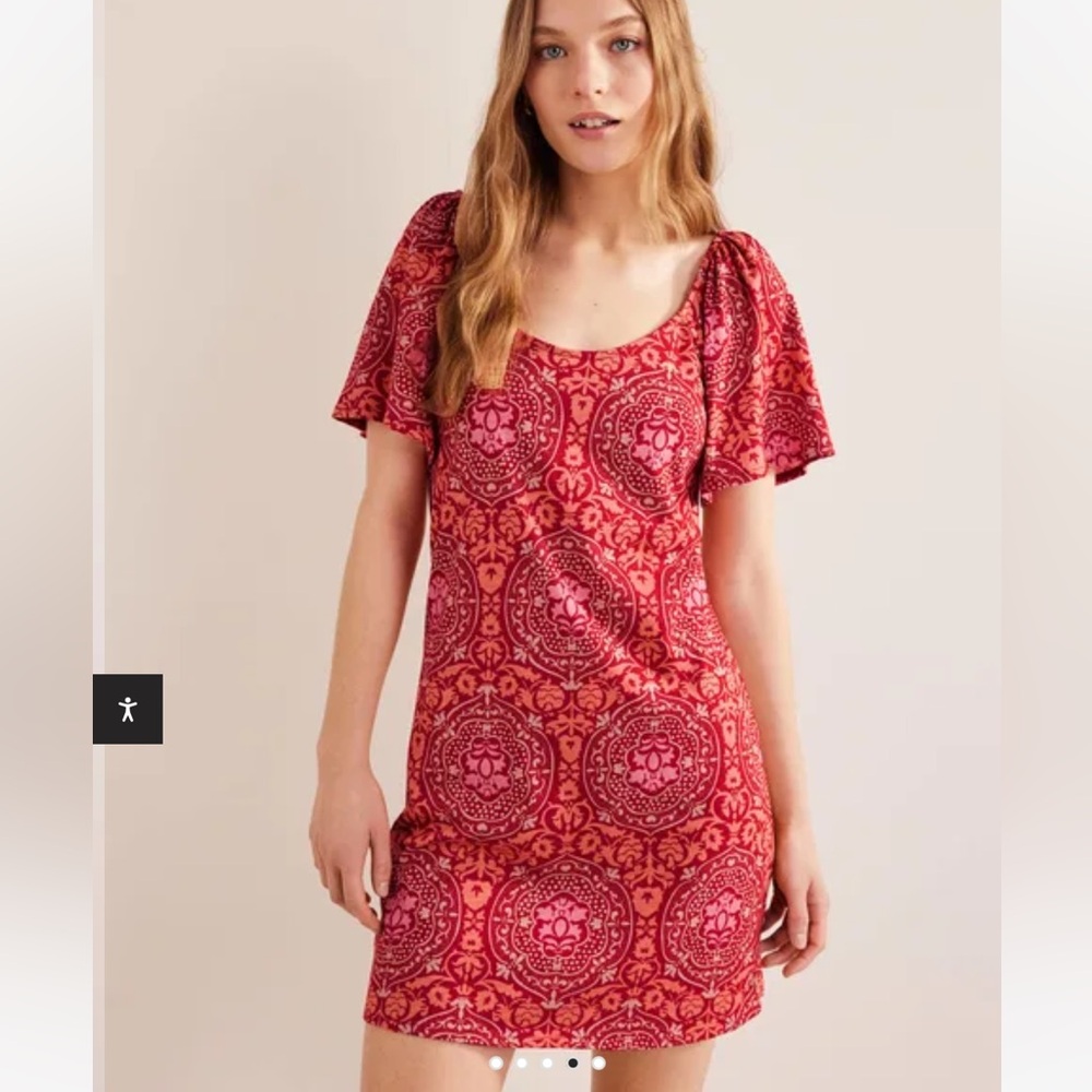 Boden Scoop Neck Jersey Mini Dress